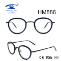 Fashion Style Vintge Round Rim Acetate Eyeglasses (HM886)